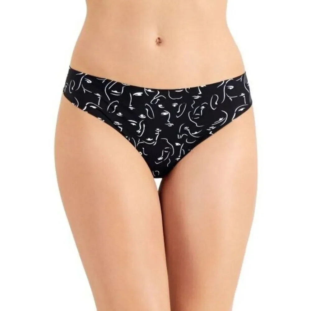 Alfani Intimates Women's Laser-Cut Thong Underwear - Set‎ of 2/Size L
